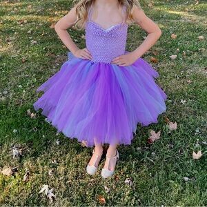 Purple/Violet tulle party dress size 6/7